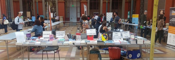 Fontaine O Livres au Forum Entreprendre dans la culture aux Beaux Arts de Paris